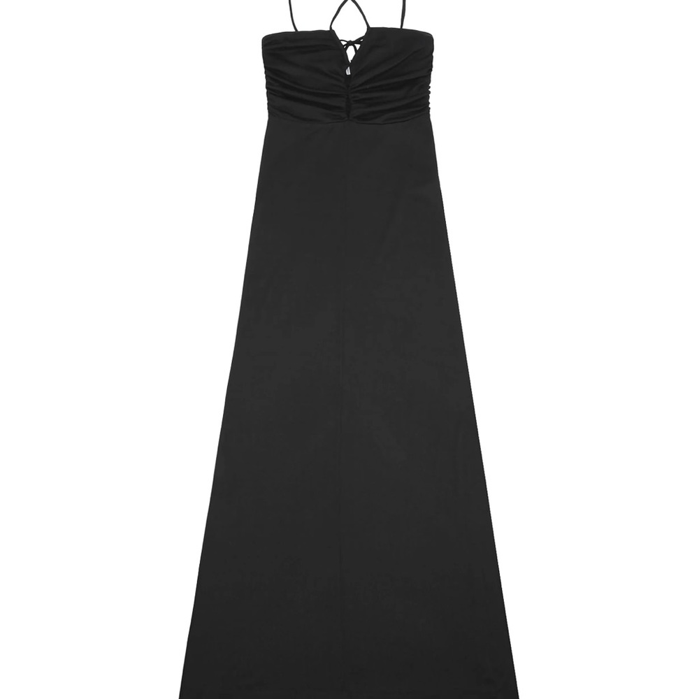 NWT Ganni Black Maxi Dress - Picture 9 of 11